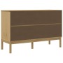 Aparador FLORO madera maciza de pino marrón cera 114x43x74 cm de , Aparadores - Ref: Foro24-374023, Precio: 216,00 €, Descuen...