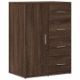 Aparadores 2 uds madera de ingeniería roble marrón 59x39x80 cm de , Aparadores - Ref: Foro24-3276636, Precio: 198,14 €, Descu...