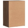 Aparadores 2 uds madera de ingeniería roble marrón 59x39x80 cm de , Aparadores - Ref: Foro24-3276636, Precio: 198,14 €, Descu...