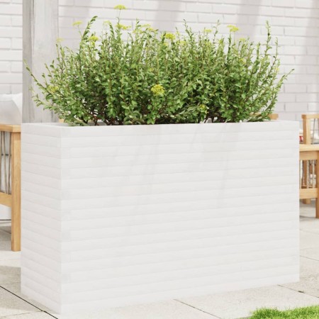 Jardinera madera maciza de pino blanco 110x40x68,5 cm de , Maceteros y jardineras - Ref: Foro24-3282495, Precio: 255,02 €, De...