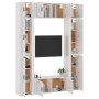 Set de muebles de TV 8 pzas madera contrachapada blanco brillo de , Muebles TV - Ref: Foro24-3188816, Precio: 469,37 €, Descu...