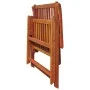 Sillas de jardín plegables 6 uds madera macizo de acacia de vidaXL, Sillas de jardín - Ref: Foro24-3065516, Precio: 382,93 €,...