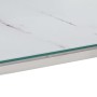 Mesa consola acero inoxidable plateado y vidrio templado de , Mesas auxiliares - Ref: Foro24-350011, Precio: 138,30 €, Descue...