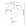 Soporte para bridas de pared hierro negro de , Accesorios para riendas de caballos - Ref: Foro24-172445, Precio: 17,68 €, Des...