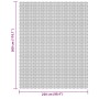 Alfombra para tienda de campaña gris claro 3x2,5 m de , Accesorios para tiendas de campaña - Ref: Foro24-4008483, Precio: 33,...
