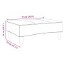 Reposapiés de tela gris claro 77x55x31 cm de , Otomanas - Ref: Foro24-4007371, Precio: 69,61 €, Descuento: %