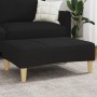 Reposapiés de tela negro 77x55x31 cm de , Otomanas - Ref: Foro24-4007373, Precio: 68,59 €, Descuento: %