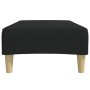 Reposapiés de tela negro 77x55x31 cm de , Otomanas - Ref: Foro24-4007373, Precio: 68,59 €, Descuento: %