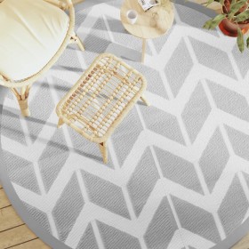 Alfombra exterior ARAKIL gris Ø200 cm PP de , Protectores para exterior - Ref: Foro24-368524, Precio: 38,16 €, Descuento: %
