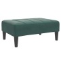Reposapiés de terciopelo verde oscuro 77x55x31 cm de , Otomanas - Ref: Foro24-4007386, Precio: 68,72 €, Descuento: %