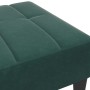 Reposapiés de terciopelo verde oscuro 77x55x31 cm de , Otomanas - Ref: Foro24-4007386, Precio: 68,72 €, Descuento: %