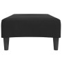Reposapiés de terciopelo negro 77x55x31 cm de , Otomanas - Ref: Foro24-4007378, Precio: 68,23 €, Descuento: %