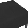 Reposapiés de terciopelo negro 77x55x31 cm de , Otomanas - Ref: Foro24-4007378, Precio: 68,23 €, Descuento: %