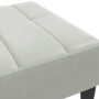 Reposapiés de terciopelo gris claro 77x55x31 cm de , Otomanas - Ref: Foro24-4007384, Precio: 67,74 €, Descuento: %