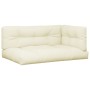 Cojines para sofá de palets 5 unidades tela crema de , Cojines para sillas y sofás - Ref: Foro24-3217136, Precio: 150,83 €, D...