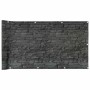 Pantalla de privacidad de balcón PVC look piedra gris 500x90 cm de , Paneles de vallas - Ref: Foro24-4005470, Precio: 32,00 €...