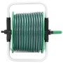 Carrete de manguera de pie con set racores PVC verde 0,75" 20 m de , Soporte de manguera de jardín - Ref: Foro24-3281513, Pre...