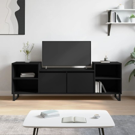 Mueble para TV madera contrachapada negro 160x35x55 cm de , Muebles TV - Ref: Foro24-831349, Precio: 108,56 €, Descuento: %