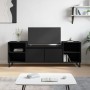 Mueble para TV madera contrachapada negro 160x35x55 cm de , Muebles TV - Ref: Foro24-831349, Precio: 108,56 €, Descuento: %