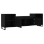 Mueble para TV madera contrachapada negro 160x35x55 cm de , Muebles TV - Ref: Foro24-831349, Precio: 108,56 €, Descuento: %