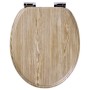 Tiger Asiento de WC de cierre suave Scaffold MDF marrón 252022546 de , Asientos de inodoros y bidés - Ref: Foro24-418327, Pre...