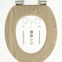 Tiger Asiento de WC de cierre suave Scaffold MDF marrón 252022546 de , Asientos de inodoros y bidés - Ref: Foro24-418327, Pre...