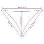 Toldo de vela triangular de tela oxford amarillo 3x4x4 m de , Sombrillas - Ref: Foro24-135614, Precio: 24,72 €, Descuento: %