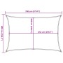 Toldo de vela poliéster oxford 100% gris claro 7x6 m de , Sombrillas - Ref: Foro24-4000557, Precio: 114,37 €, Descuento: %