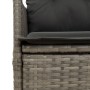 Set comedor de jardín 5 piezas con cojines ratán sintético gris de , Conjuntos de jardín - Ref: Foro24-3276738, Precio: 557,9...