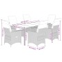 Set comedor de jardín 7 pzas con cojines ratán sintético marrón de , Conjuntos de jardín - Ref: Foro24-3276773, Precio: 829,5...