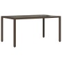 Set comedor de jardín 7 pzas con cojines ratán sintético marrón de , Conjuntos de jardín - Ref: Foro24-3276771, Precio: 808,4...
