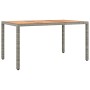 Set comedor jardín 7 pzas y cojines ratán sintético gris de , Conjuntos de jardín - Ref: Foro24-3276727, Precio: 837,43 €, De...