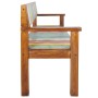 Banco de madera maciza reciclada 115 cm de vidaXL, Bancos para recibidores y almacenamiento - Ref: Foro24-326182, Precio: 175...