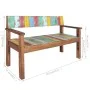 Recycelte Massivholzbank 115 cm von vidaXL, Bänke für Hallen und Lager - Ref: Foro24-326182, Preis: 162,38 €, Rabatt: %