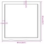 Estante de pared madera maciza roble sin tratar 60x60x(2-4) cm de , Estantes y estanterías - Ref: Foro24-363534, Precio: 66,6...