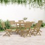 Juego de comedor para jardín 7 piezas madera maciza acacia de , Conjuntos de jardín - Ref: Foro24-3295005, Precio: 438,96 €, ...
