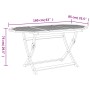 Juego de comedor para jardín 7 piezas madera maciza acacia de , Conjuntos de jardín - Ref: Foro24-3295005, Precio: 438,96 €, ...