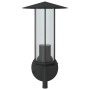 Apliques de exterior 2 unidades acero inoxidable negro de , Iluminación de exterior - Ref: Foro24-4006247, Precio: 52,94 €, D...