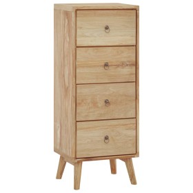 Cómoda de madera maciza de teca 40x30x100 cm de , Cajoneras - Ref: Foro24-340736, Precio: 227,17 €, Descuento: %