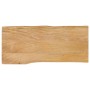 Tablero de mesa borde natural madera maciza mango 100x40x2,5 cm de , Tableros para mesas - Ref: Foro24-370708, Precio: 55,61 ...