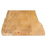 Tablero de mesa borde natural madera maciza mango 100x40x2,5 cm de , Tableros para mesas - Ref: Foro24-370708, Precio: 55,61 ...