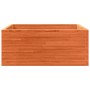 Jardinera de madera maciza de pino marrón cera 110x110x46 cm de , Maceteros y jardineras - Ref: Foro24-3282436, Precio: 244,6...