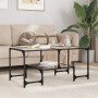 Mesa de centro superficie de vidrio acero 98,5x50x45 cm de , Mesas de centro - Ref: Foro24-846014, Precio: 53,78 €, Descuento: %
