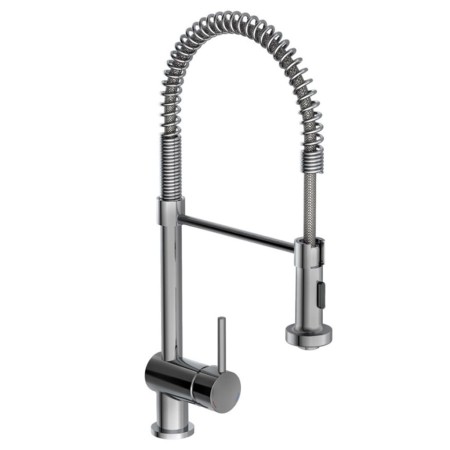 SCHÜTTE Mezclador de lavabo caño alto BOSTON espiral muelle cromado de SCHÜTTE, Grifos - Ref: Foro24-435064, Precio: 128,72 €...