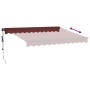Toldo retráctil automático burdeos 300x250 cm de , Toldos - Ref: Foro24-3310181, Precio: 345,18 €, Descuento: %