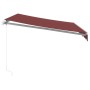 Toldo retráctil manual burdeos 300x250 cm de , Toldos - Ref: Foro24-3215228, Precio: 201,65 €, Descuento: %