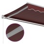 Toldo retráctil manual burdeos 300x250 cm de , Toldos - Ref: Foro24-3215228, Precio: 201,65 €, Descuento: %