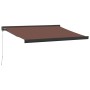 Toldo retráctil manual marrón 350x250 cm de , Toldos - Ref: Foro24-3215724, Precio: 560,47 €, Descuento: %
