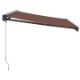 Toldo retráctil manual marrón 350x250 cm de , Toldos - Ref: Foro24-3215724, Precio: 560,47 €, Descuento: %