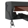 Toldo retráctil manual marrón 350x250 cm de , Toldos - Ref: Foro24-3215724, Precio: 560,47 €, Descuento: %